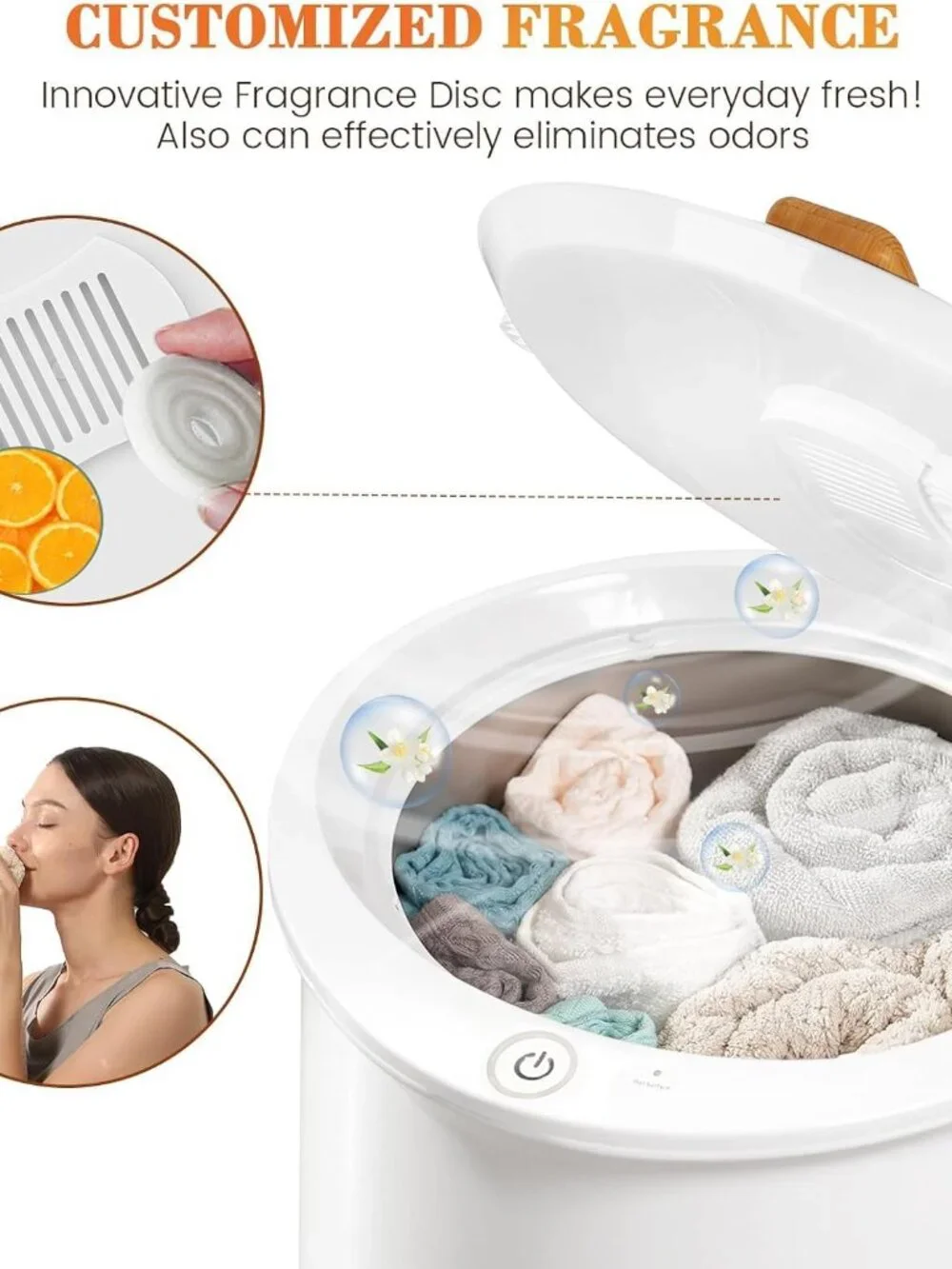 Keenray Towel Warmer - Comfort Life 1 Snow White Luxury Towel Bucket Warmer